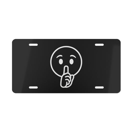 Blacked Out "SILENCE" Vanity Display Plate
