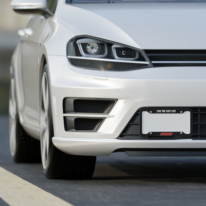 Chevrolet SS "LIVE THE FAST LIFE" License Plate Cover